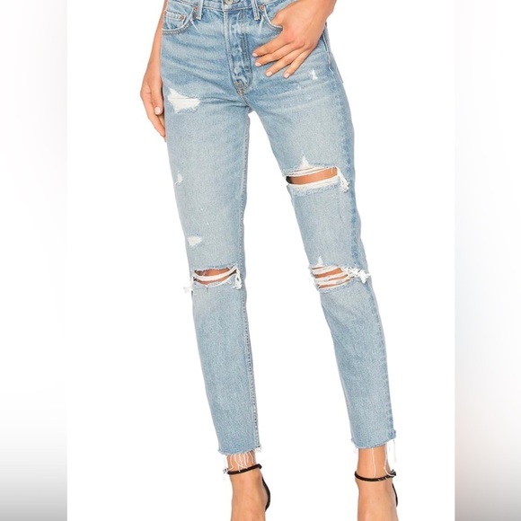 GRLFRND Karolina High-Rise Skinny Jean in A Little More Love SIZE 28 - Picture 1 of 14